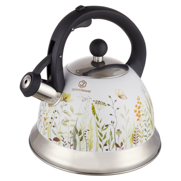 Tea Kettle, 3.0 Quart Whistling Tea Pot for Stove Top, Food Grade 304 Stainless Steel Teapot with for Coffee, Tea, Milk etc